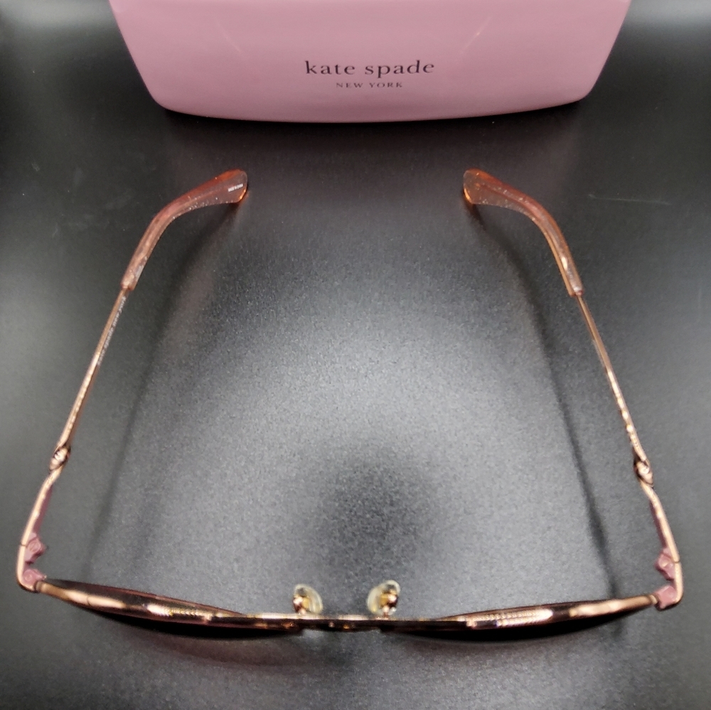 Kate Spade Aviator Sunglasses 58MM Joshelle Rose Gold - Picture 4 of 8